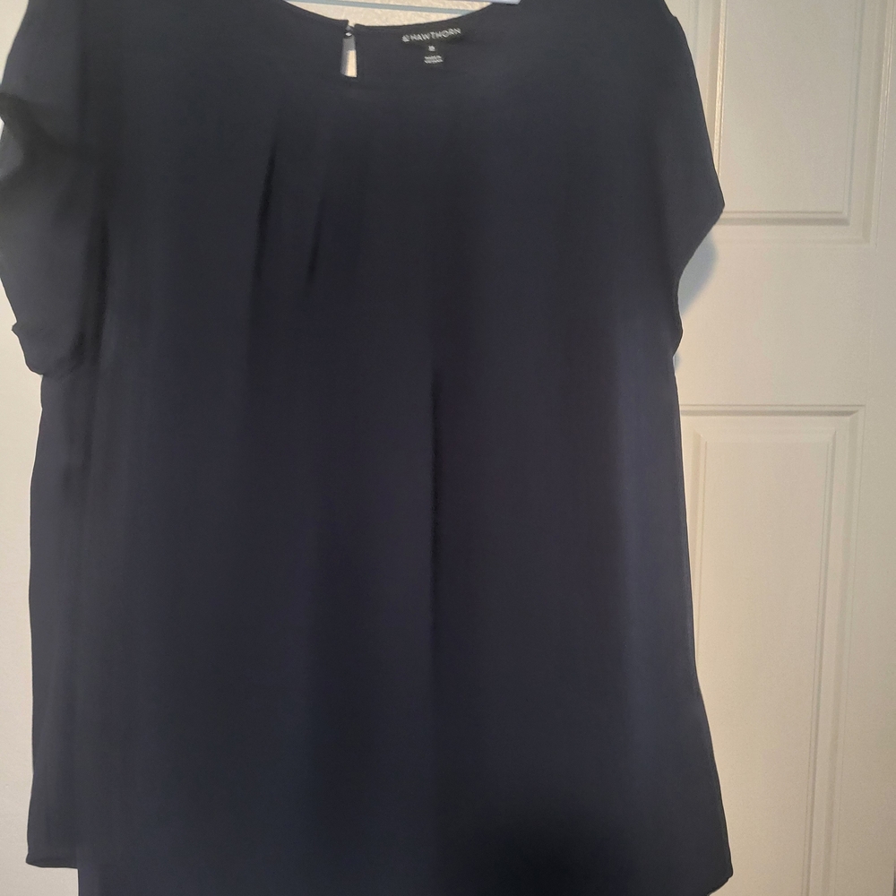Hawthorn Navy Women's Blouse